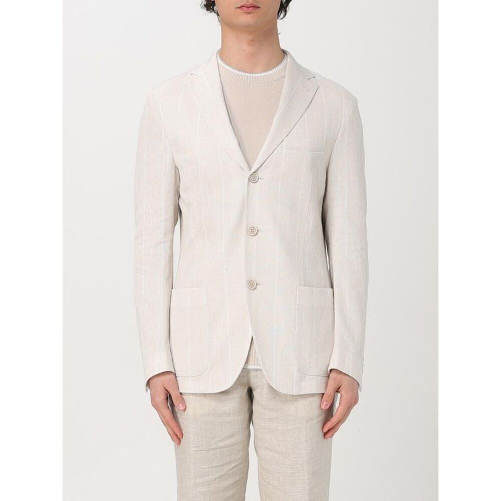 Eleventy Jacket Men Sand